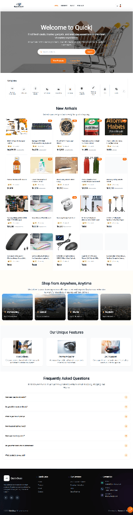 Quick Buzz E-Commerce — cover image