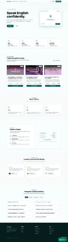 TalkNative – English Practice Platform — cover image